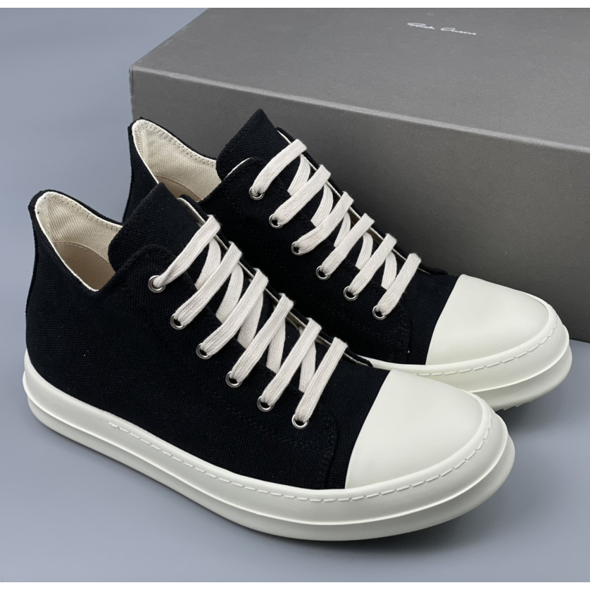 Rick Owens Drkshdw Low Top Ramones Sneakers - DopestKickz