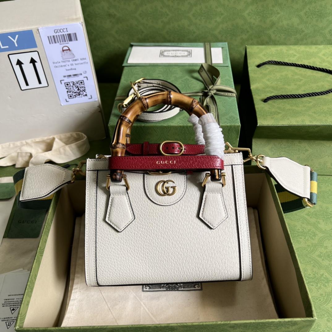 Gucci Diana Mini Tote Bag(20*16*10cm) - DopestKickz