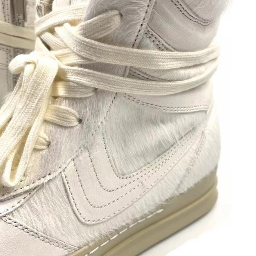 Rick Owens Dunks High-Top Sneakers - DopestKickz