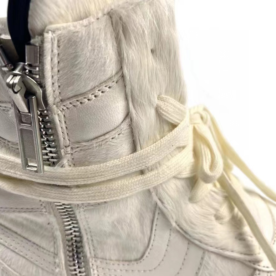 Rick Owens Dunks High-Top Sneakers - DopestKickz