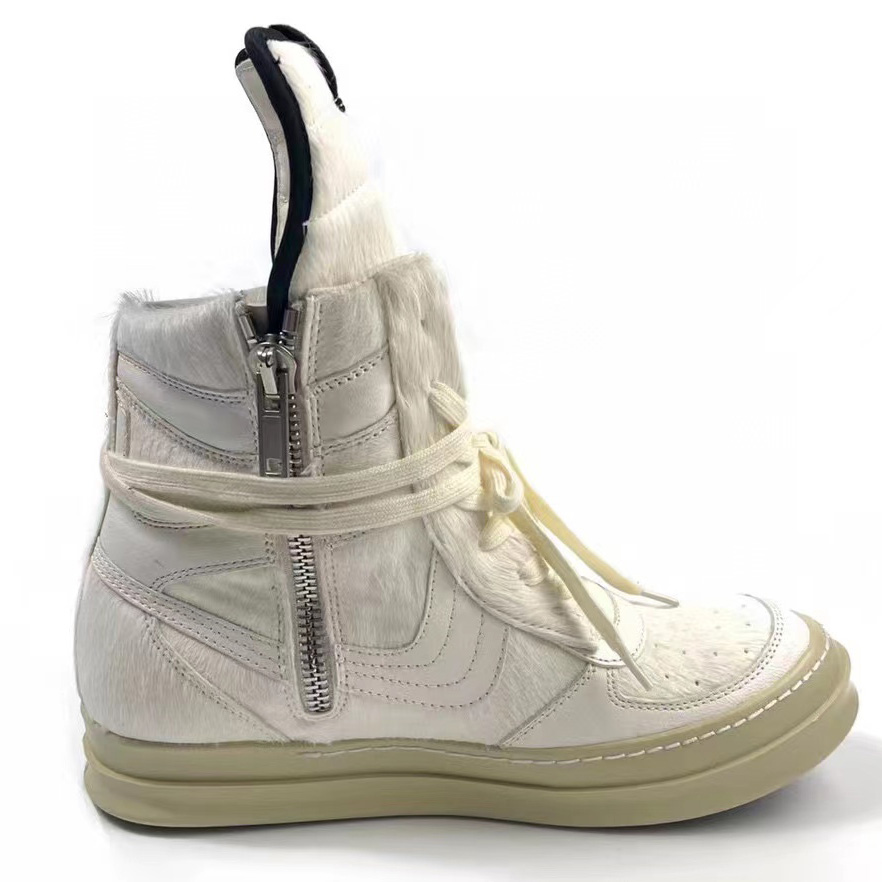 Rick Owens Dunks High-Top Sneakers - DopestKickz