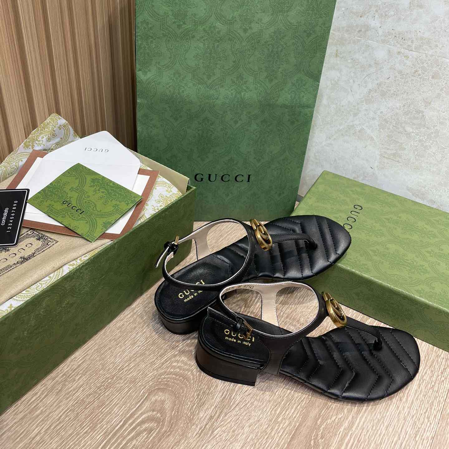Gucci Women's Double G Sandal - DopestKickz
