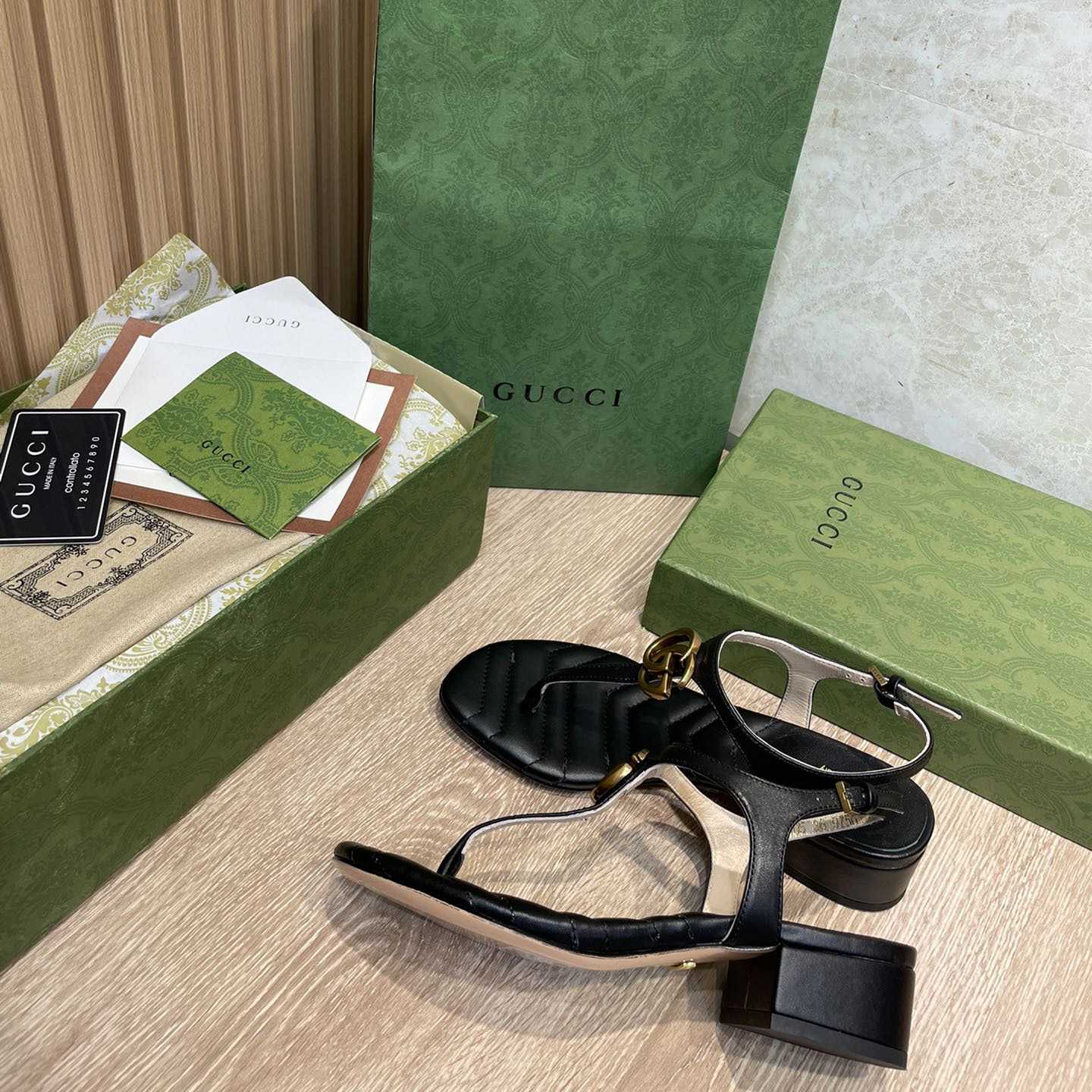 Gucci Women's Double G Sandal - DopestKickz