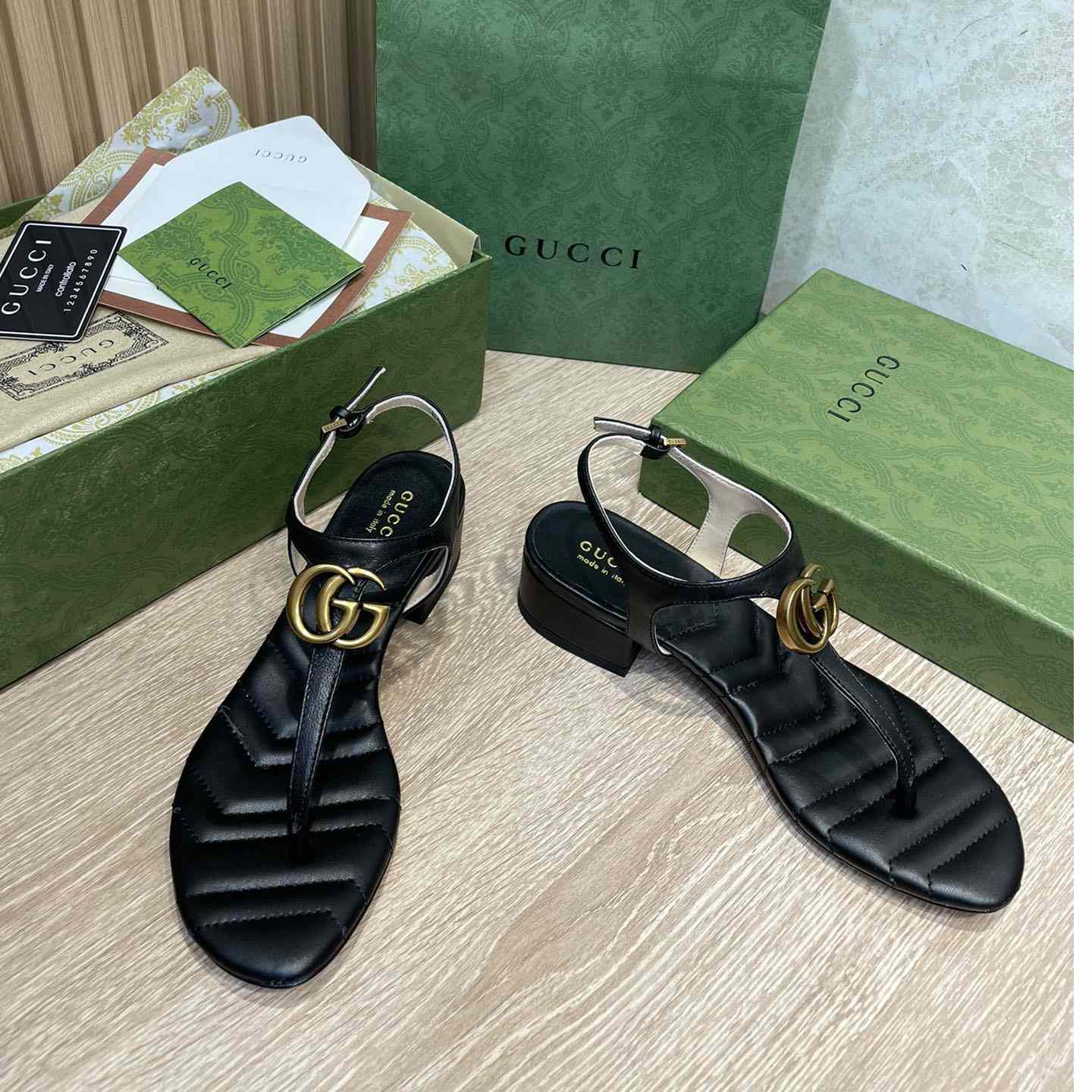 Gucci Women's Double G Sandal - DopestKickz