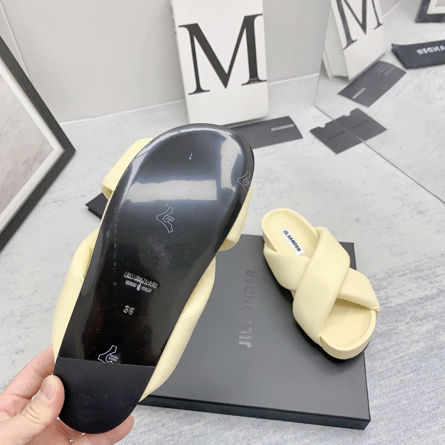 JIl Sander Padded Slides - DopestKickz