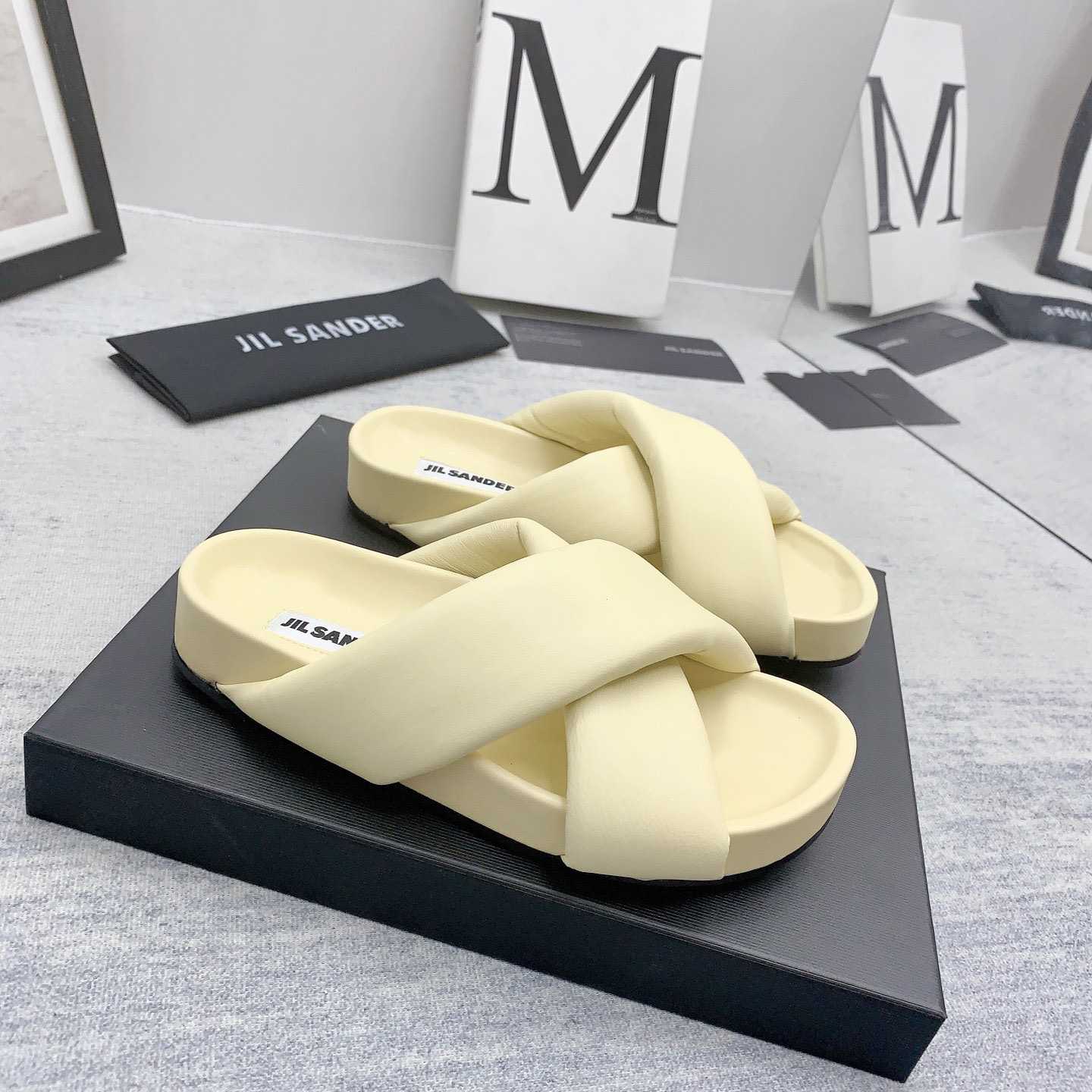 JIl Sander Padded Slides - DopestKickz