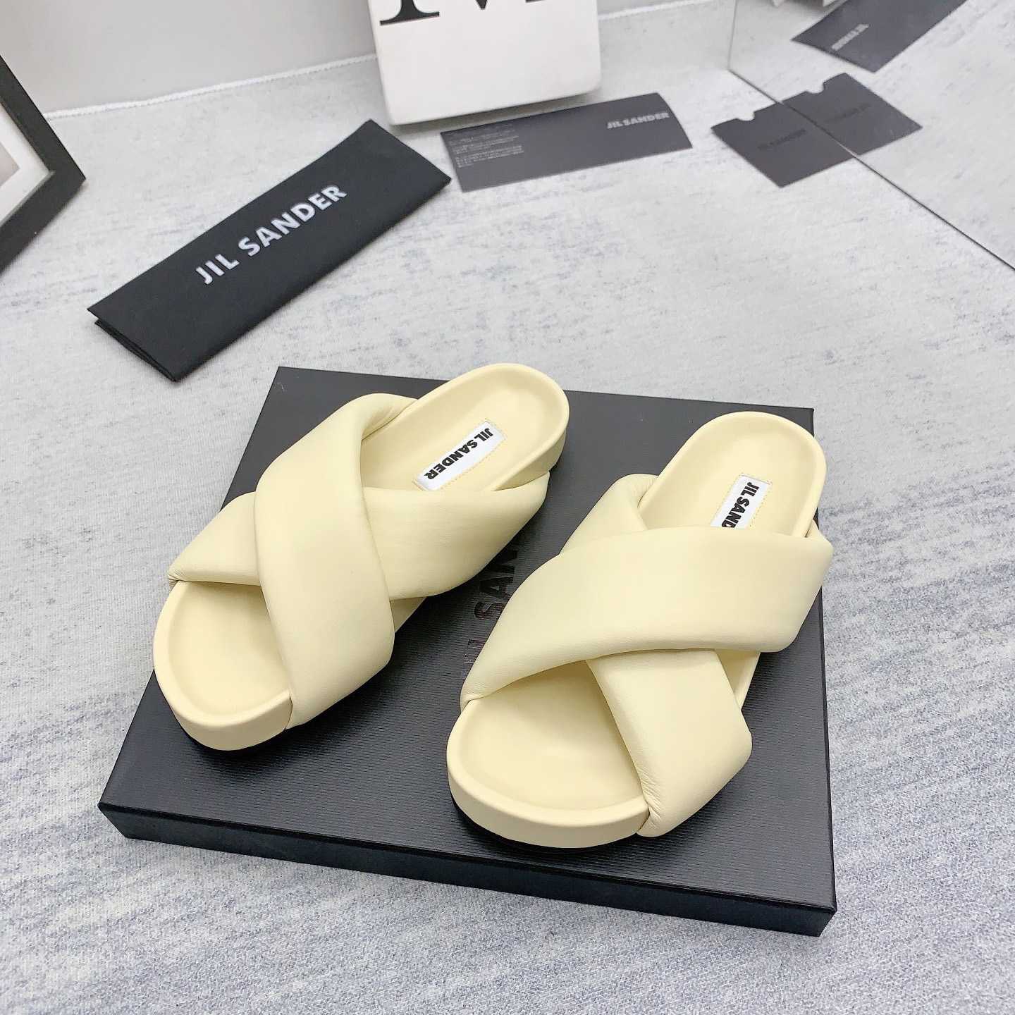 JIl Sander Padded Slides - DopestKickz