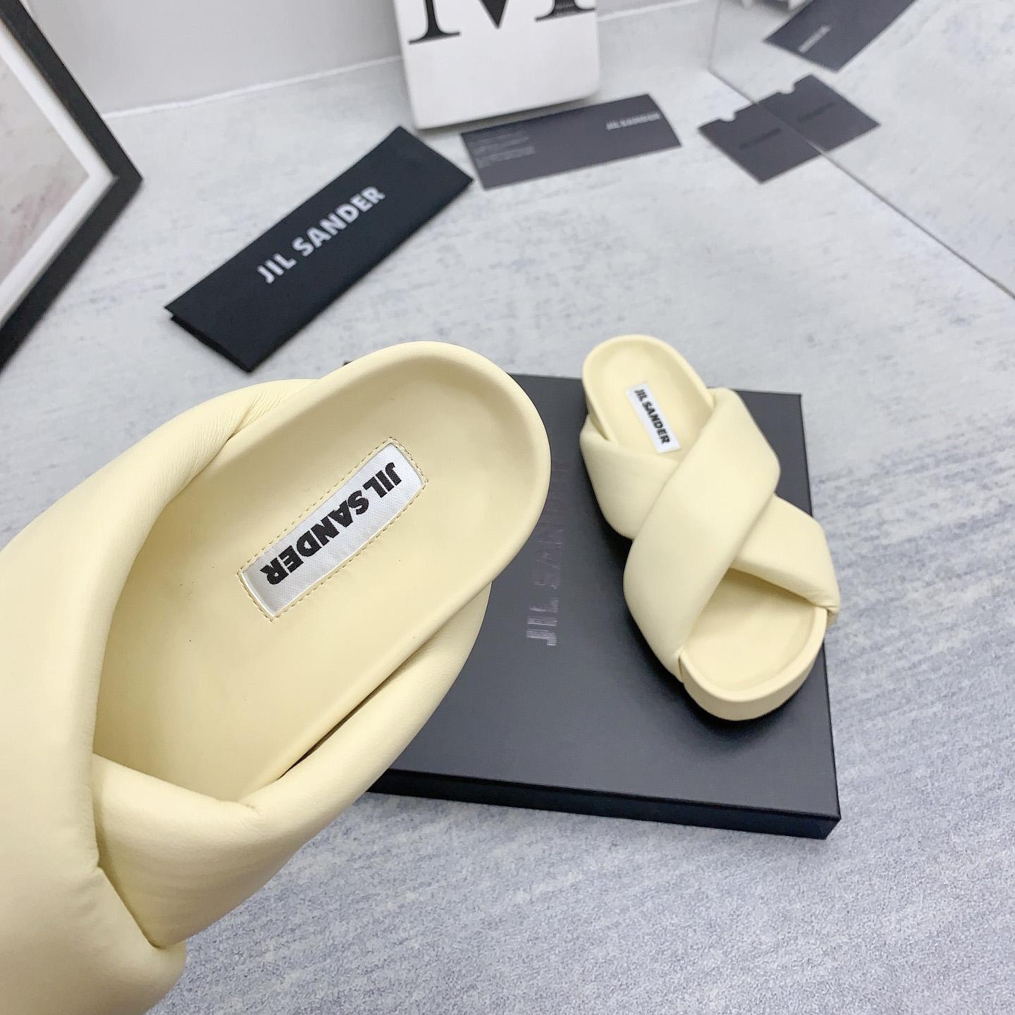 JIl Sander Padded Slides - DopestKickz