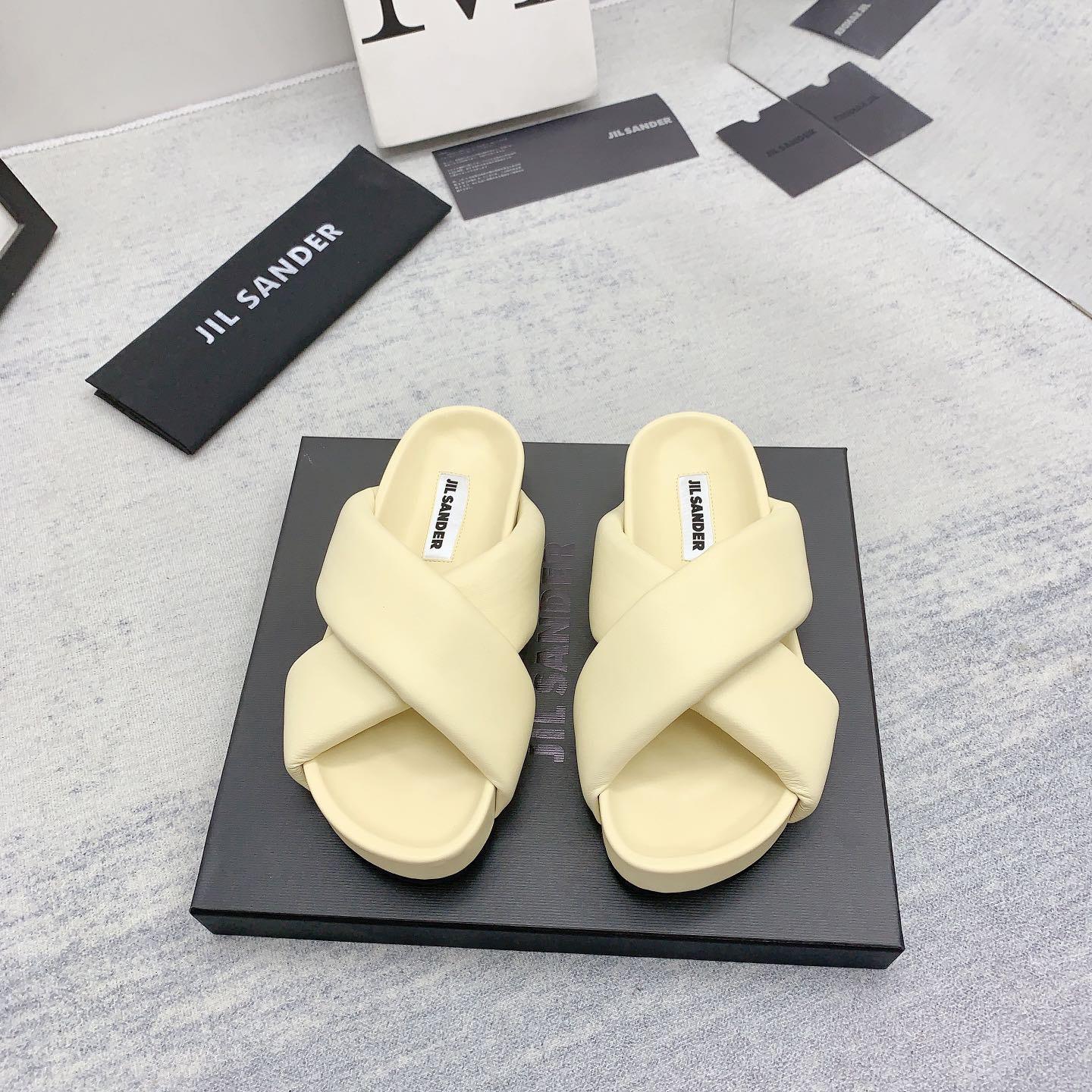 JIl Sander Padded Slides - DopestKickz