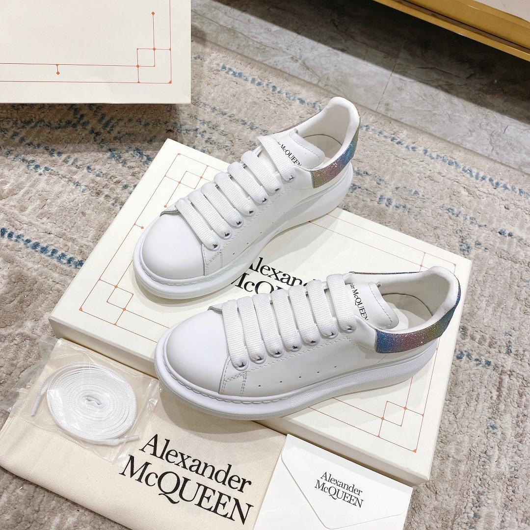 Alexander Mqueen Oversized Sneaker In White - DopestKickz