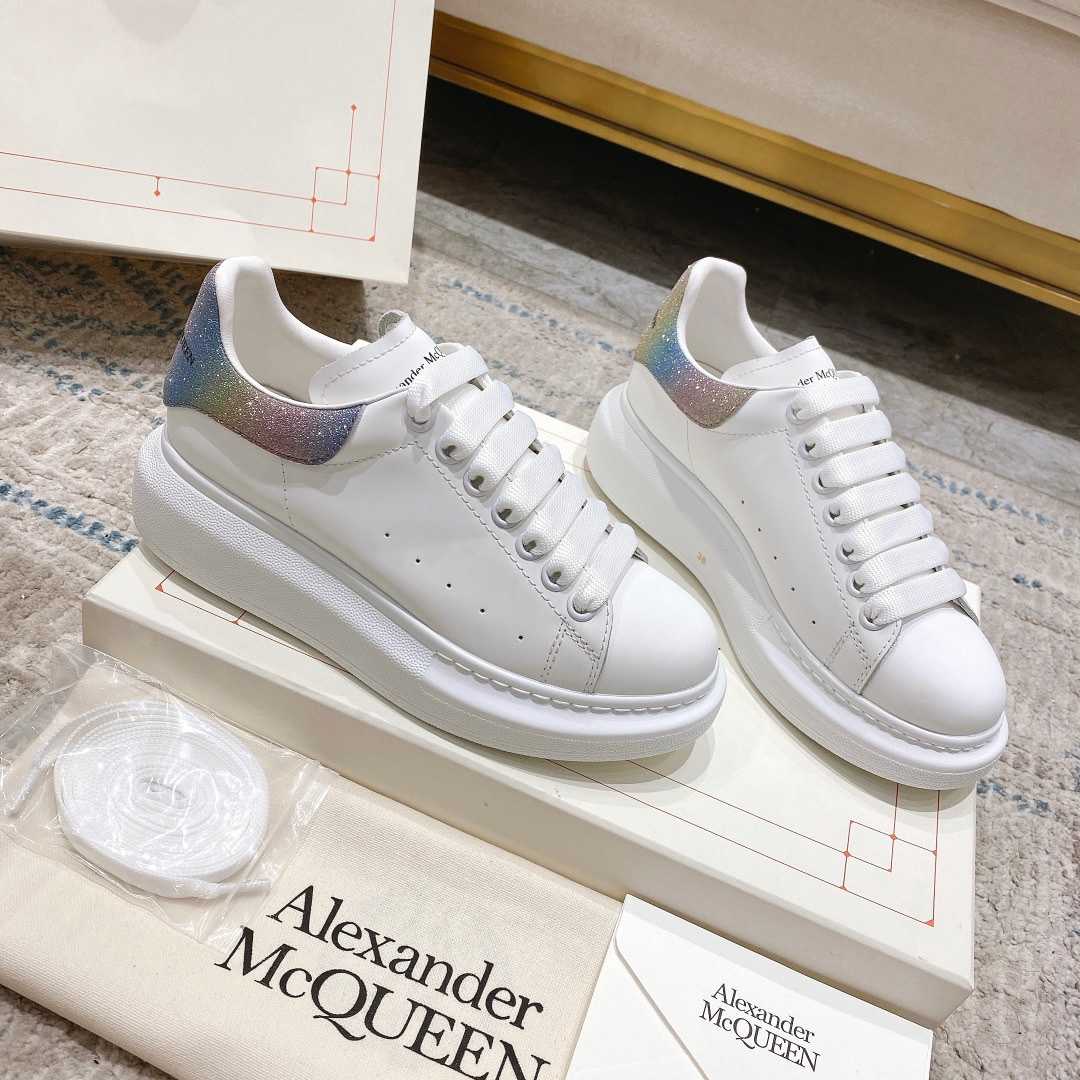 Alexander Mqueen Oversized Sneaker In White - DopestKickz