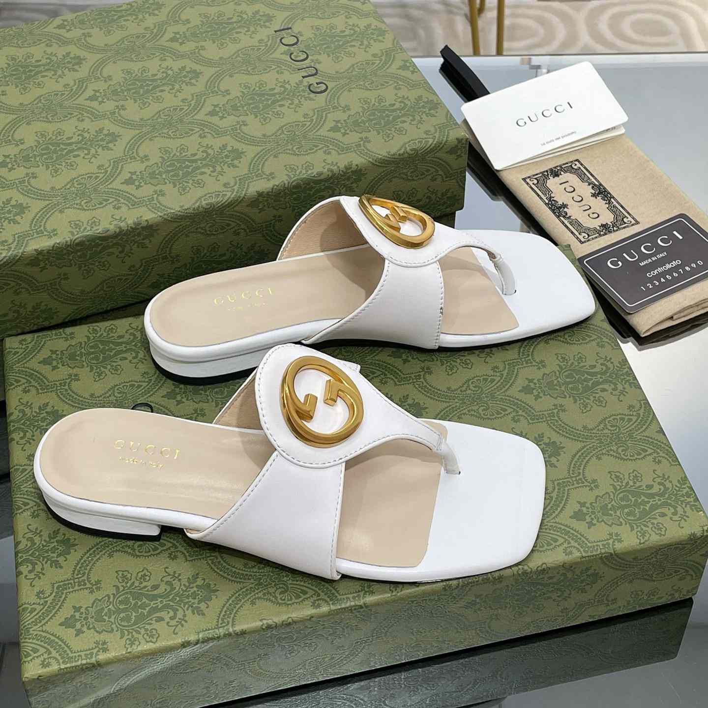 Gucci Women's Gucci Blondie Thong Sandal - DopestKickz