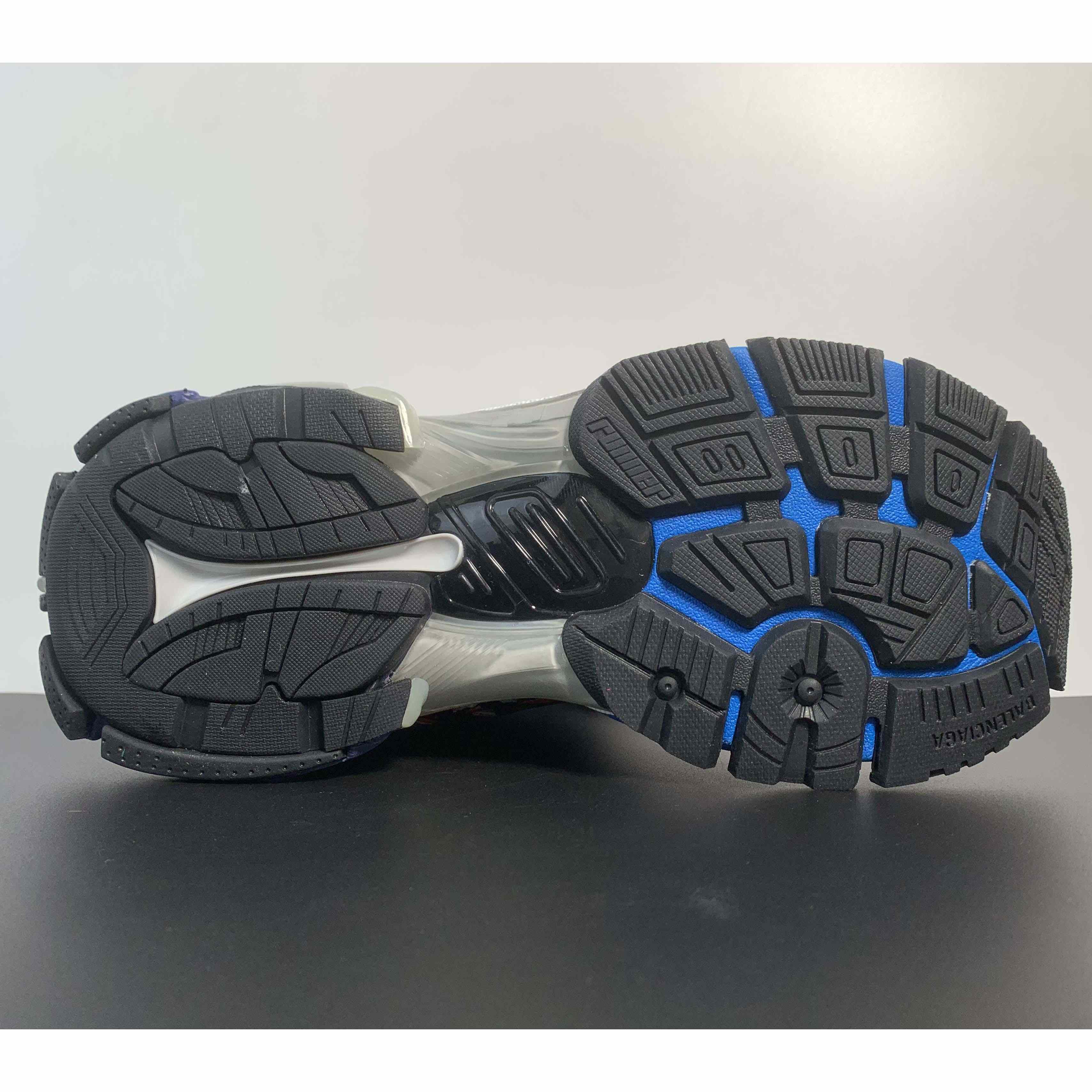 Balenciaga Runner Graffiti Sneaker In Blue - DopestKickz