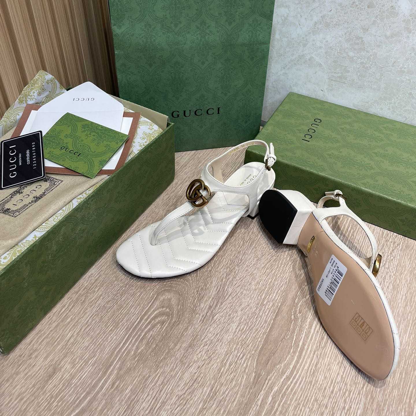 Gucci Women's Double G Sandal - DopestKickz