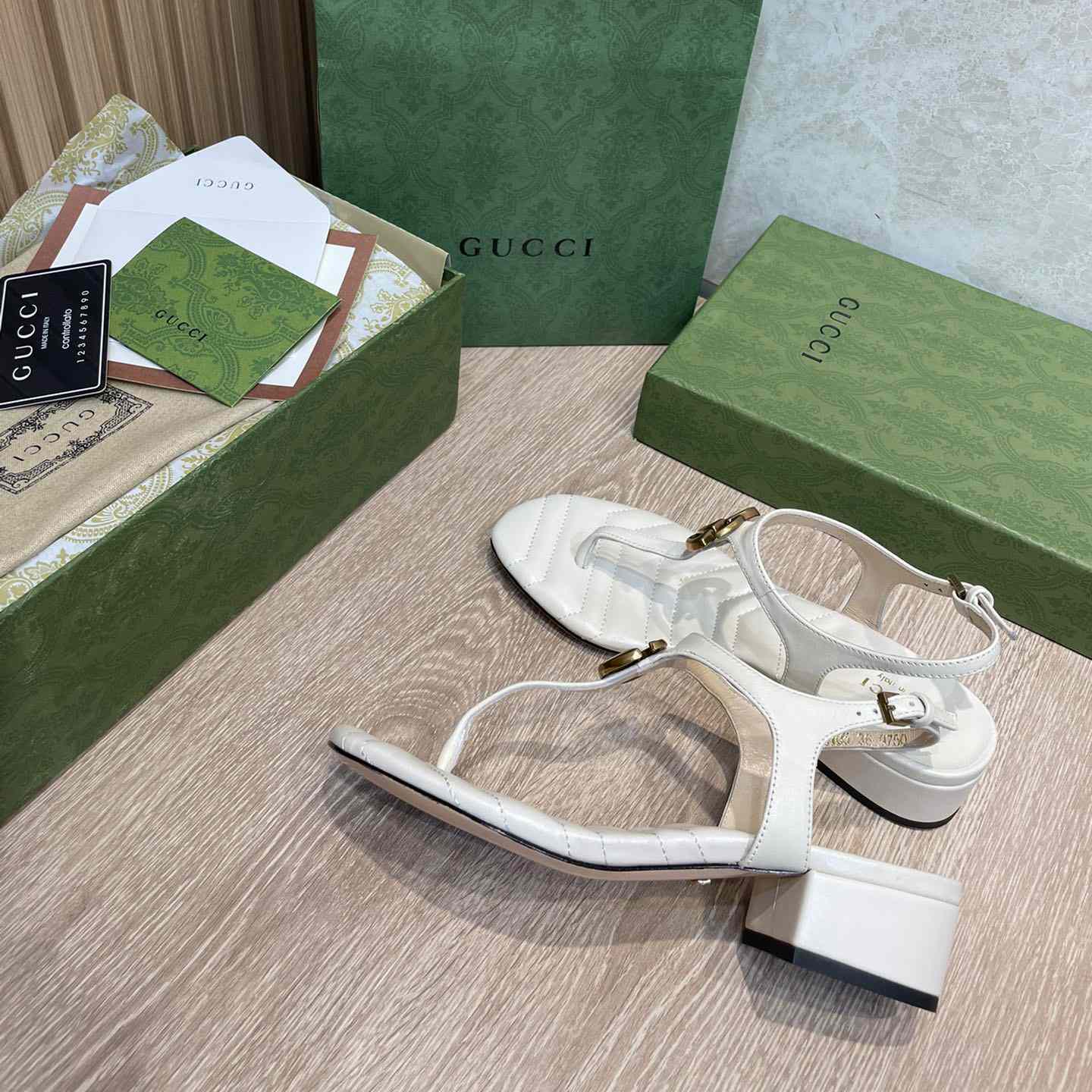 Gucci Women's Double G Sandal - DopestKickz