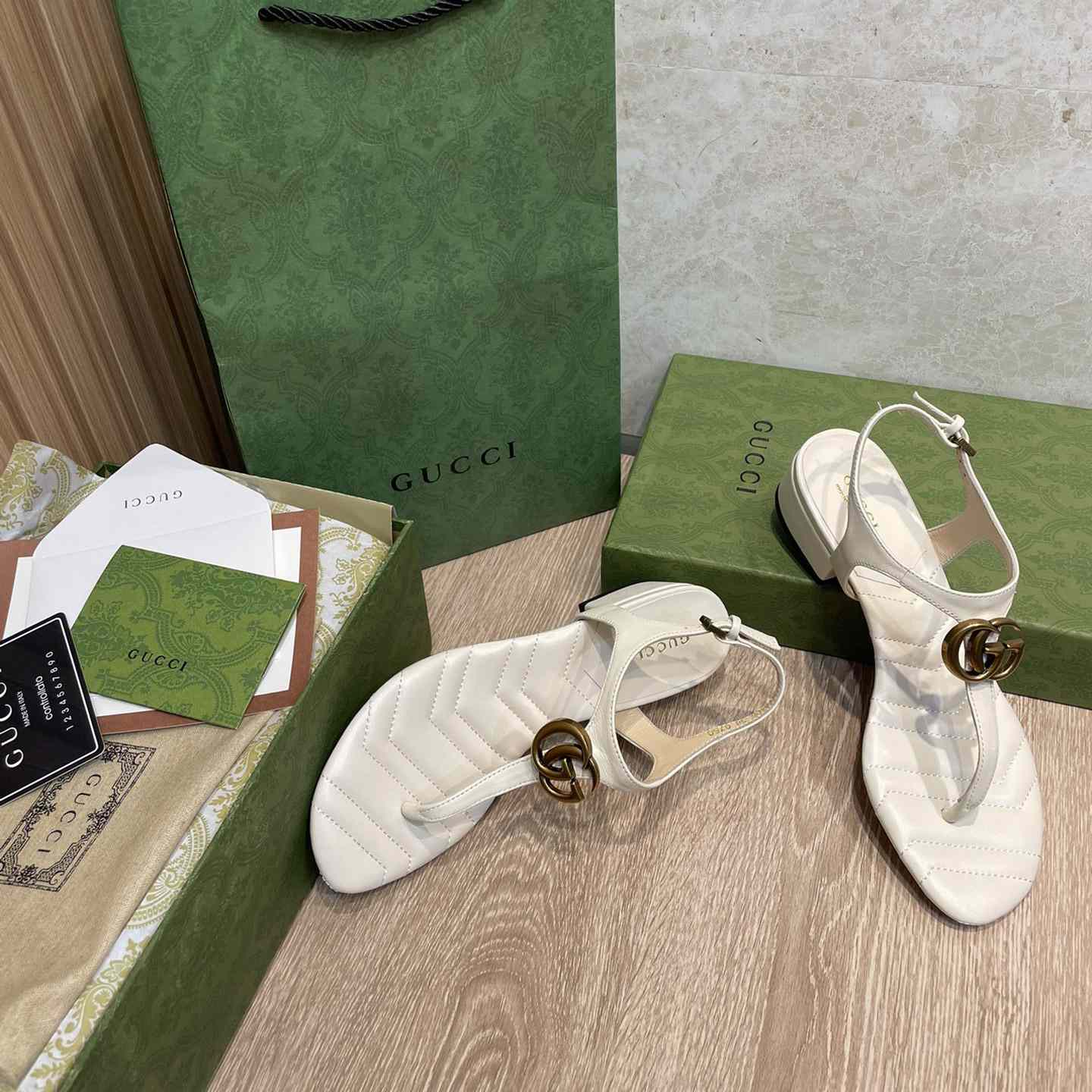 Gucci Women's Double G Sandal - DopestKickz