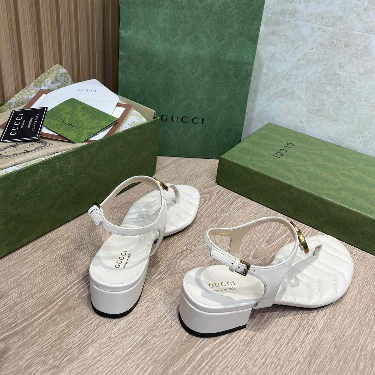 Gucci Women's Double G Sandal - DopestKickz