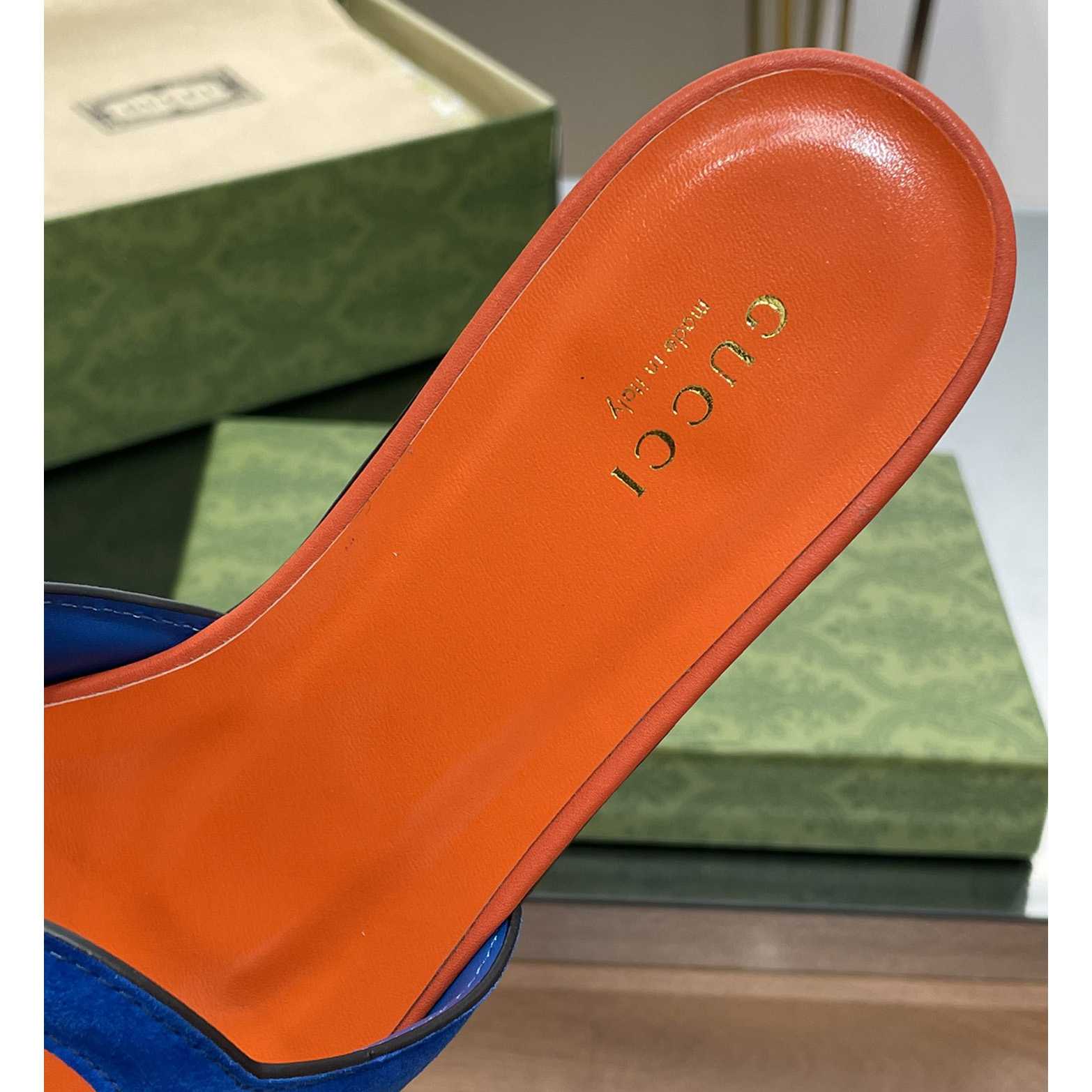 Gucci Women's Interlocking G Cut-out Slide Sandal - DopestKickz