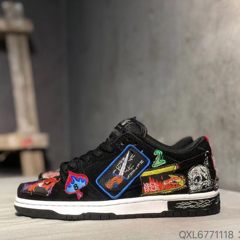 Nike SB x Neckface Dunk Low Pro Shoes     DO2326-001 - DopestKickz