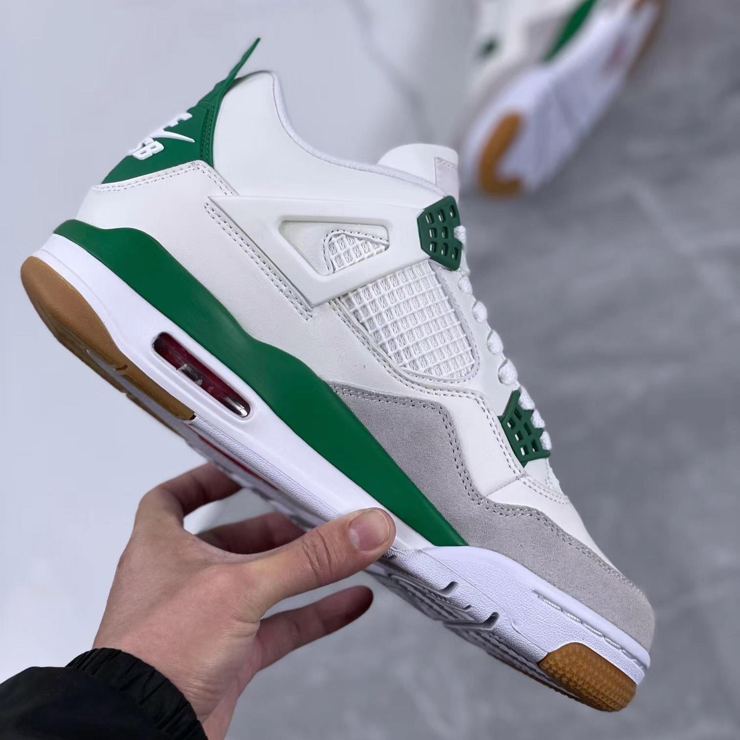 Nike SB x Air Jordan 4 “Pine Green”Sneaker      DR5415-103 - DopestKickz