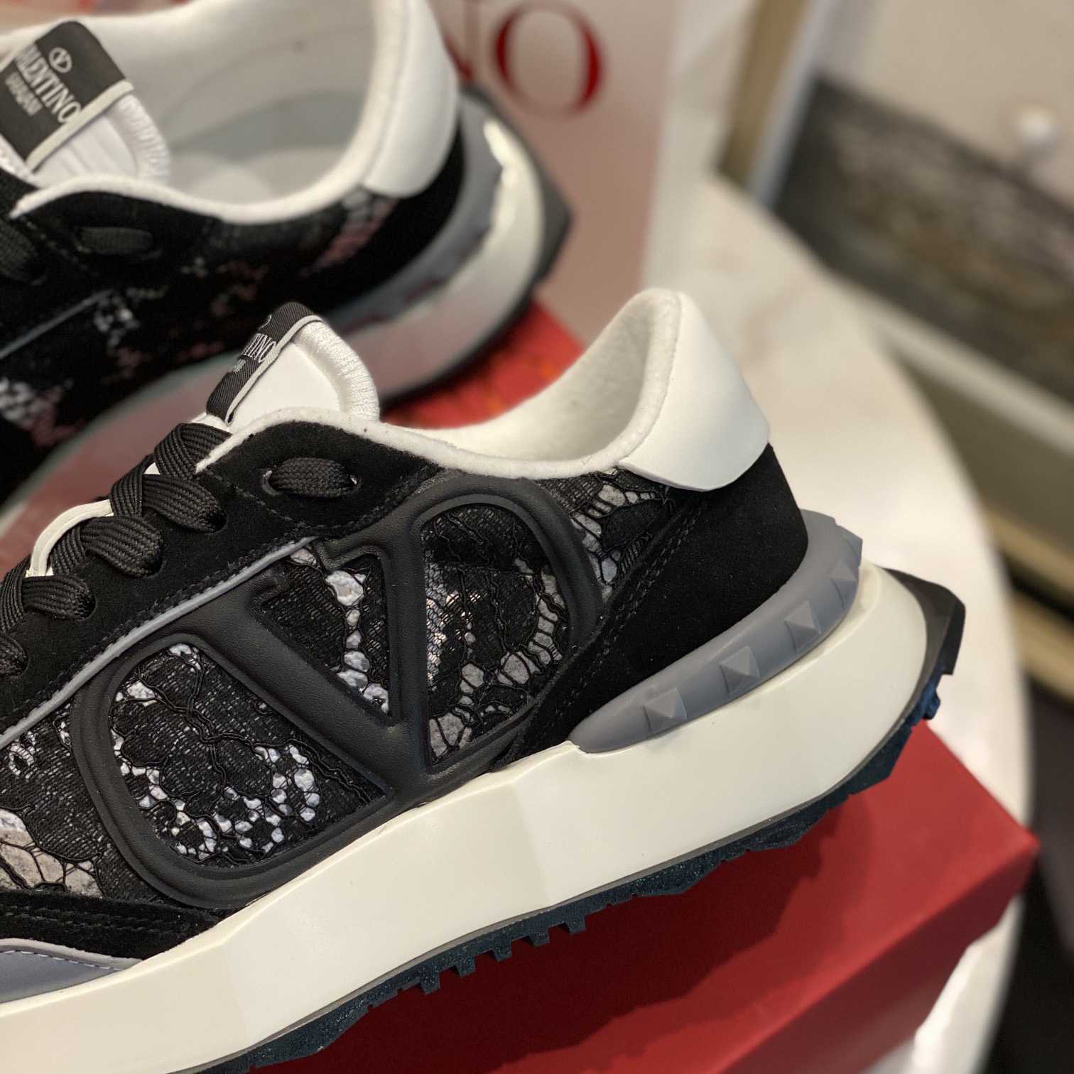 Valenti Lace And Mesh Lacerunner Sneaker  - DopestKickz