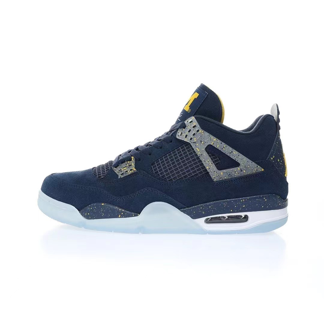 Nike Air Jordan 4 Retro PEUniversity of Michigan Sneaker      Ct8532-148 - DopestKickz