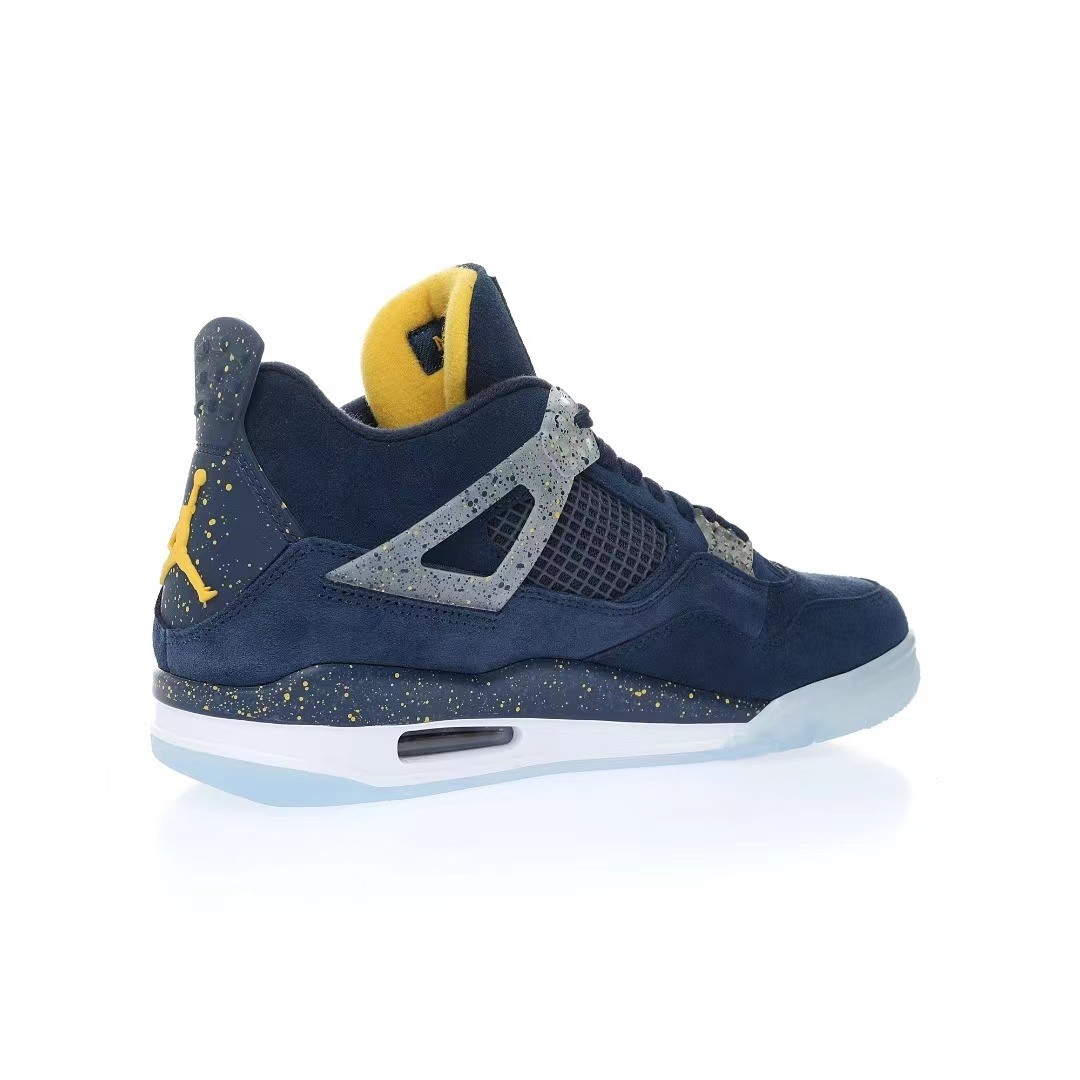Nike Air Jordan 4 Retro PEUniversity of Michigan Sneaker      Ct8532-148 - DopestKickz
