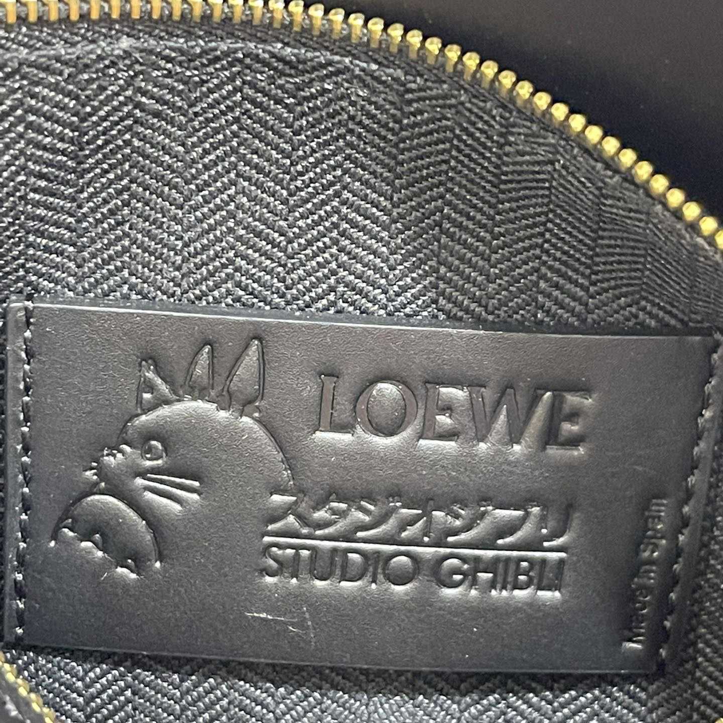 Loewe Calcifer Mini Puzzle Bag In Satin Calfskin And Crystal - DopestKickz
