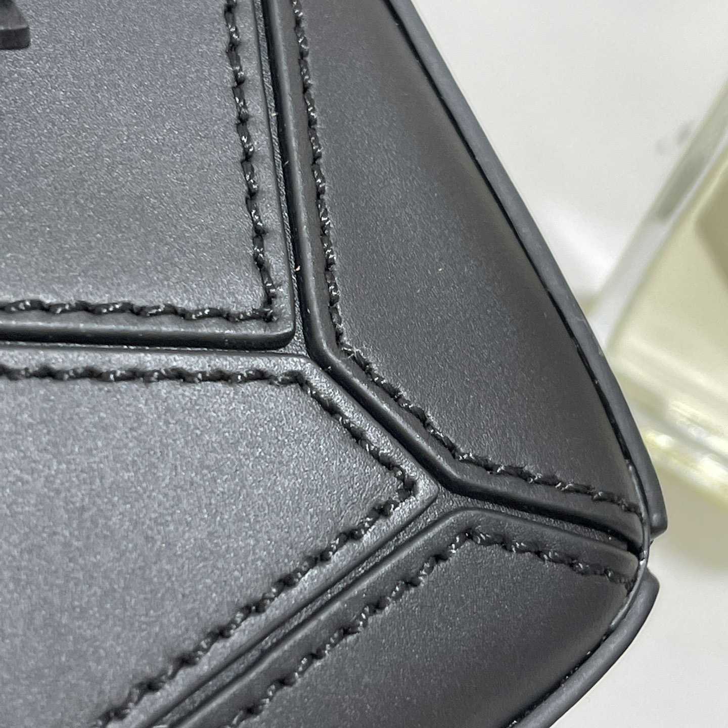 Loewe Calcifer Mini Puzzle Bag In Satin Calfskin And Crystal - DopestKickz