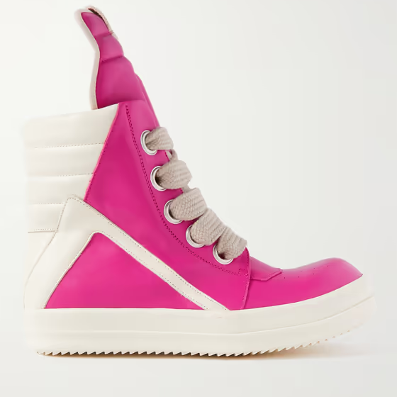 Rick Owens  SS23 Edfu Geobasket In Full Grain Calf - DopestKickz