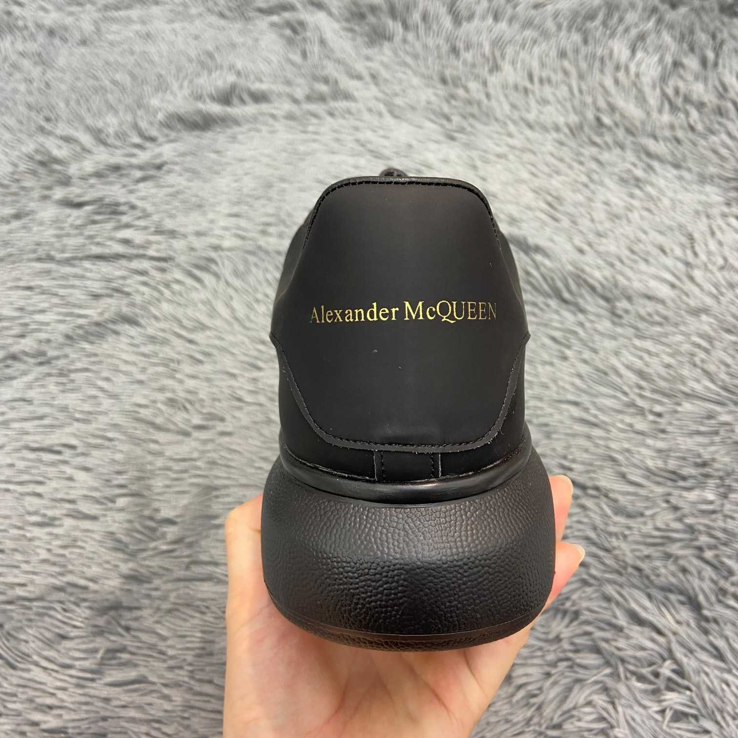 Alexander Mqueen Oversized Sneaker In Black - DopestKickz