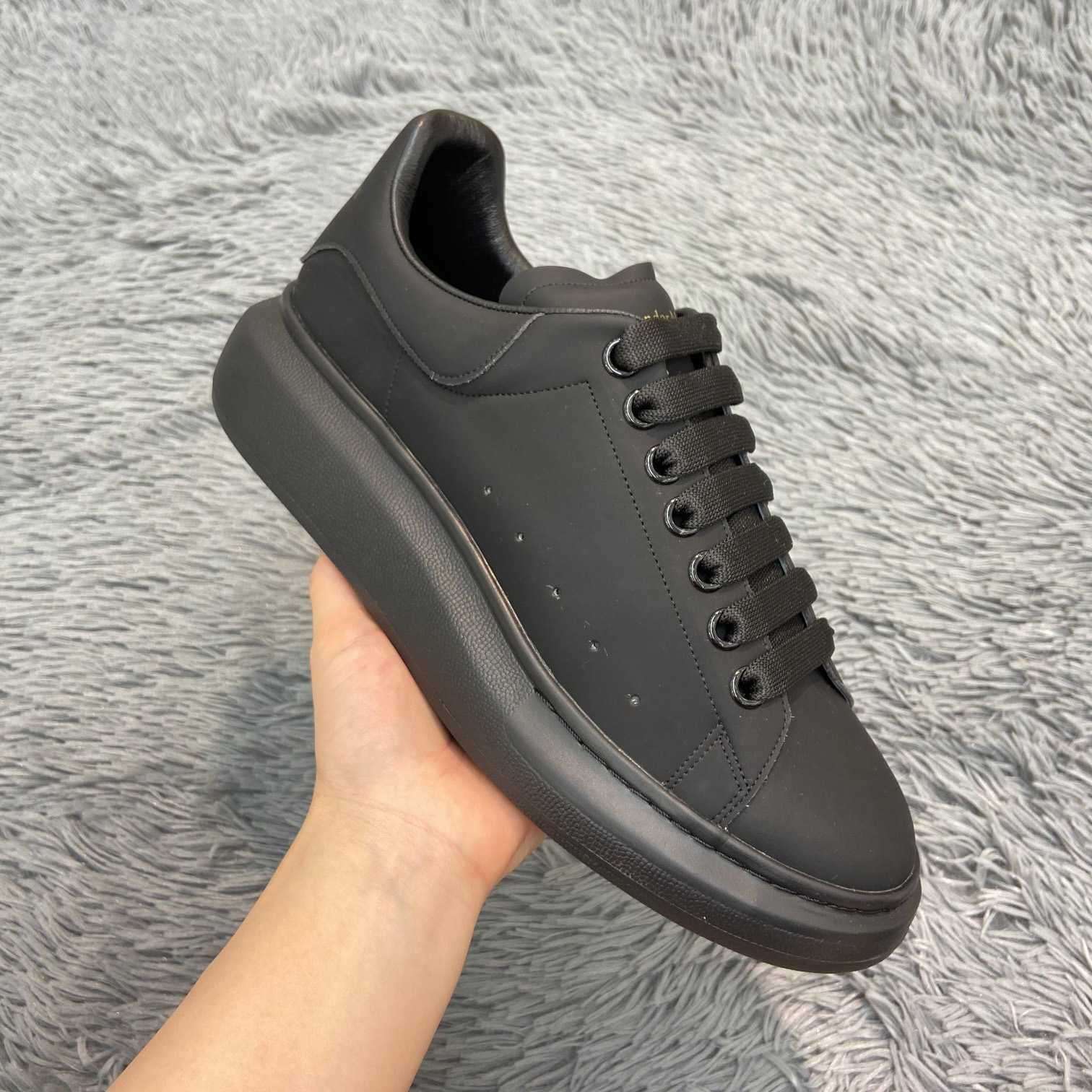 Alexander Mqueen Oversized Sneaker In Black - DopestKickz