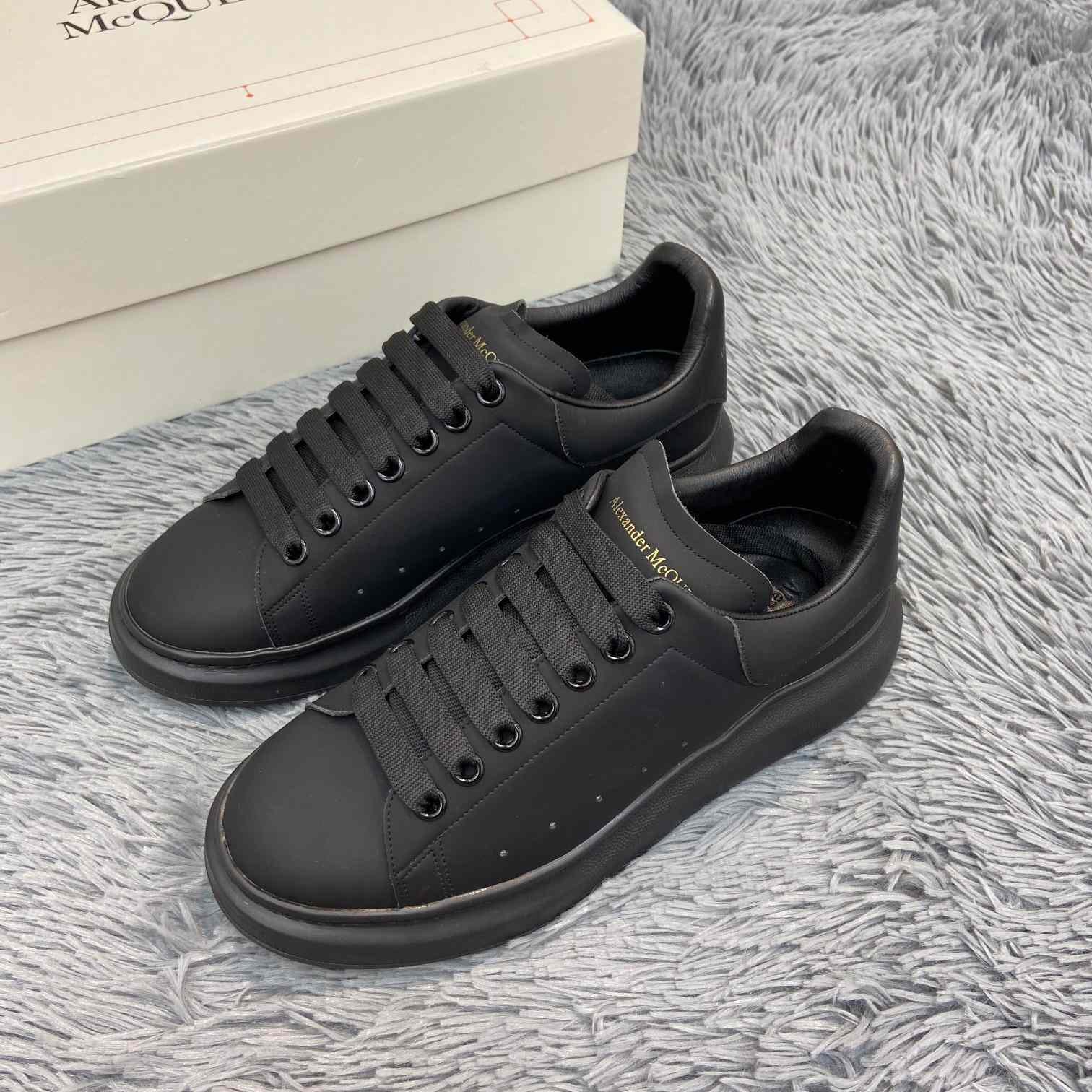 Alexander Mqueen Oversized Sneaker In Black - DopestKickz