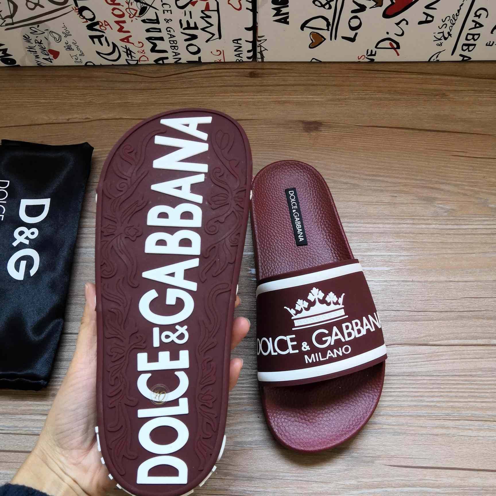 Dolce & Gabbana Logo Slides - DopestKickz