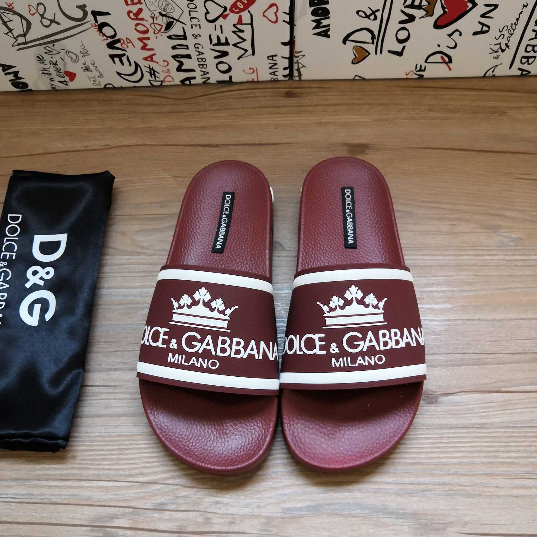 Dolce & Gabbana Logo Slides - DopestKickz
