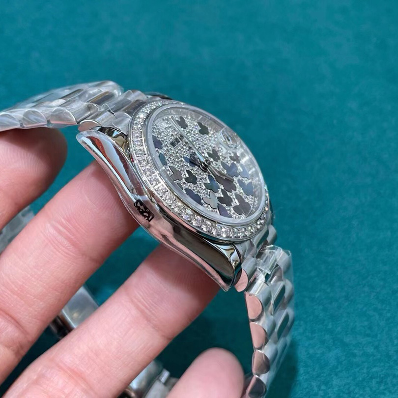 Rolex White Gold Datejust 31 Watch - DopestKickz