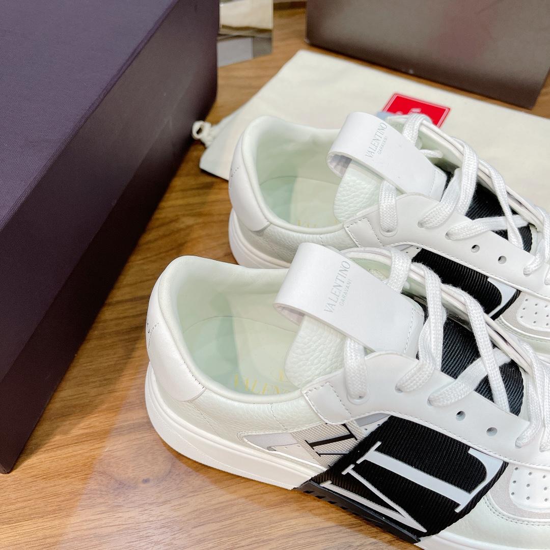 Valenti Low-top Calfskin VL7N Sneaker With Bands - DopestKickz