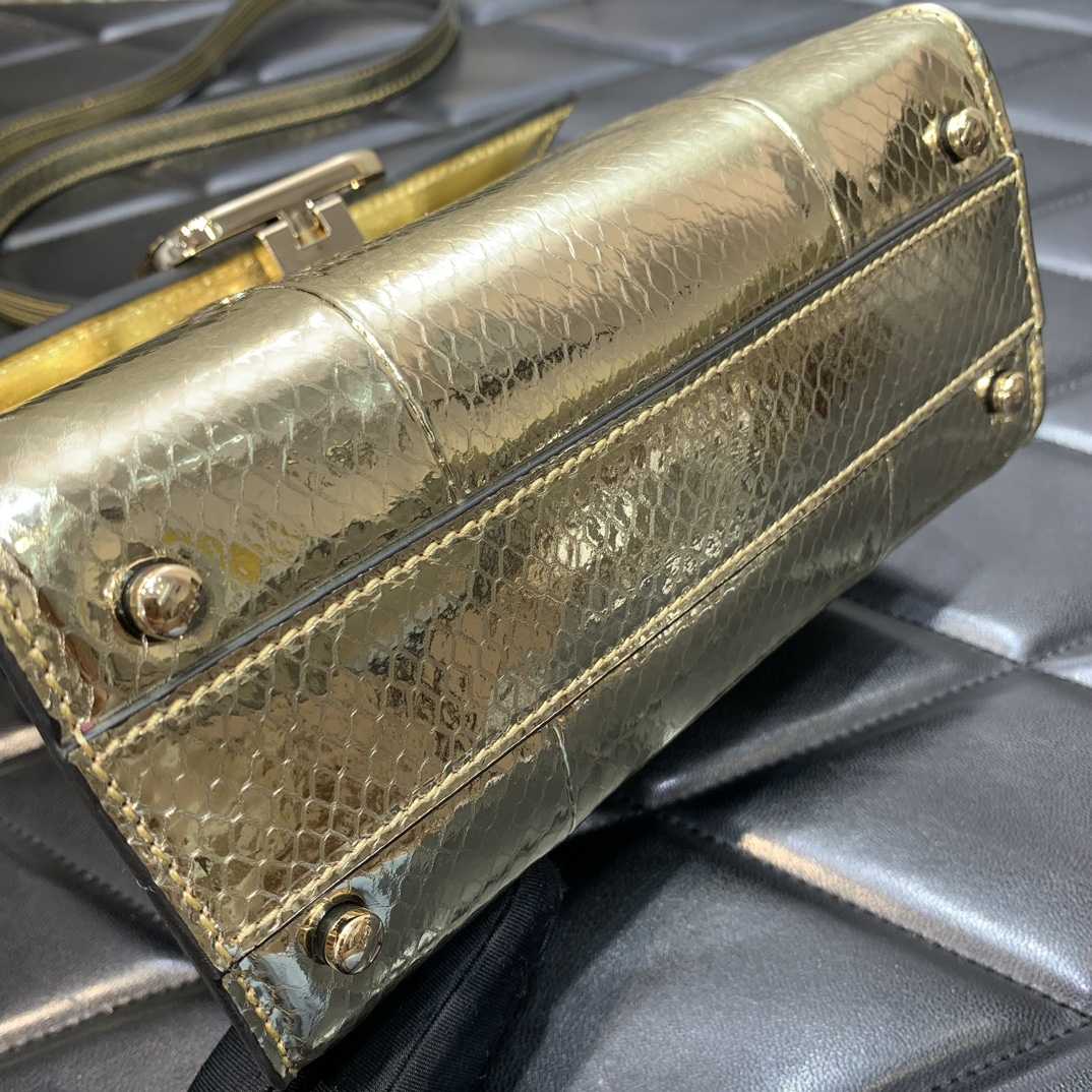 Valenti Small Vsling Metallic Ayers Leather Handbag  - DopestKickz