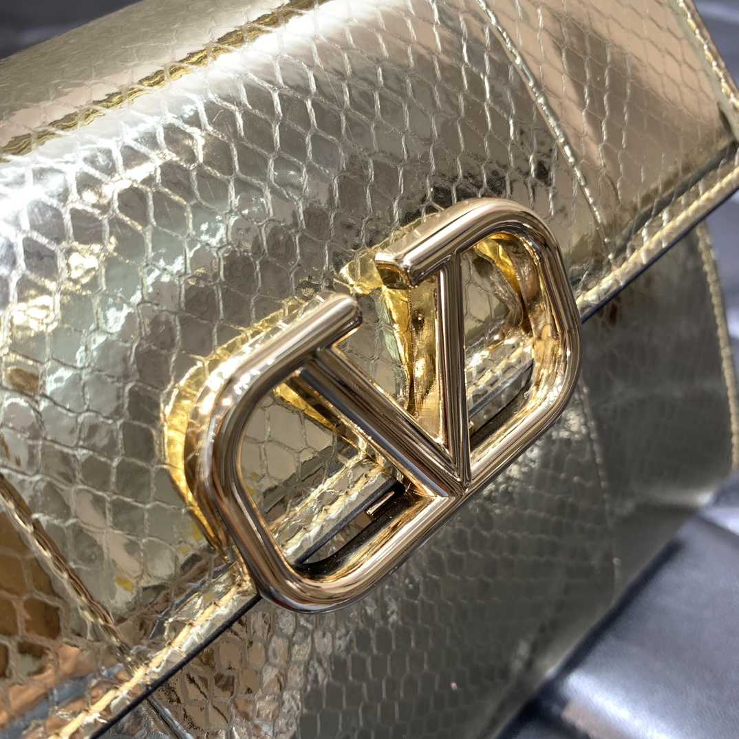 Valenti Small Vsling Metallic Ayers Leather Handbag  - DopestKickz