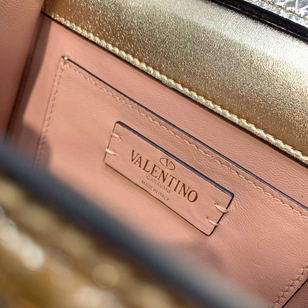 Valenti Small Vsling Metallic Ayers Leather Handbag  - DopestKickz
