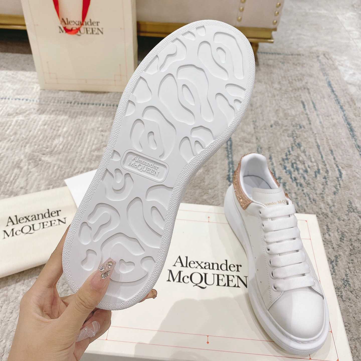 Alexander Mqueen Oversized Sneaker In White - DopestKickz