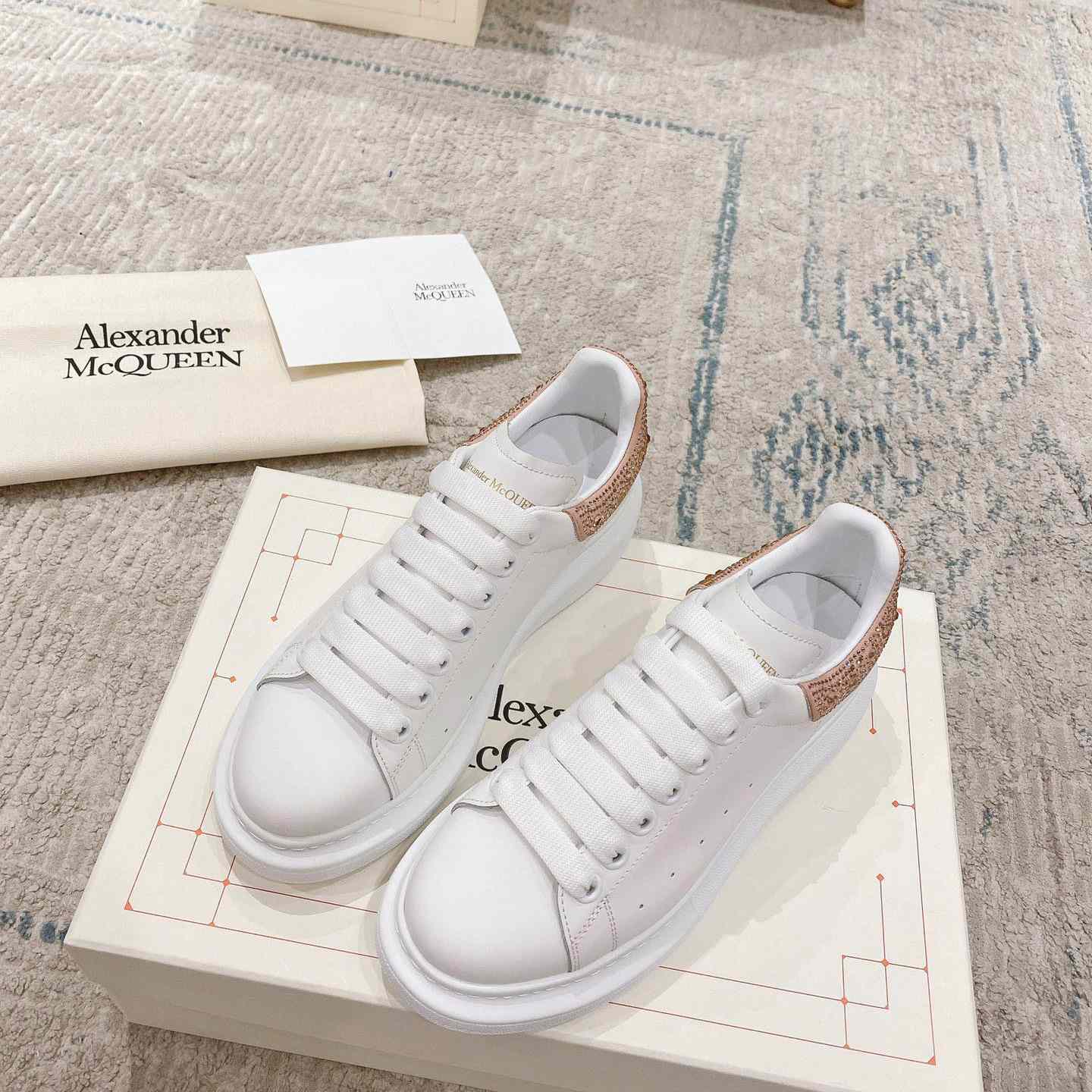 Alexander Mqueen Oversized Sneaker In White - DopestKickz