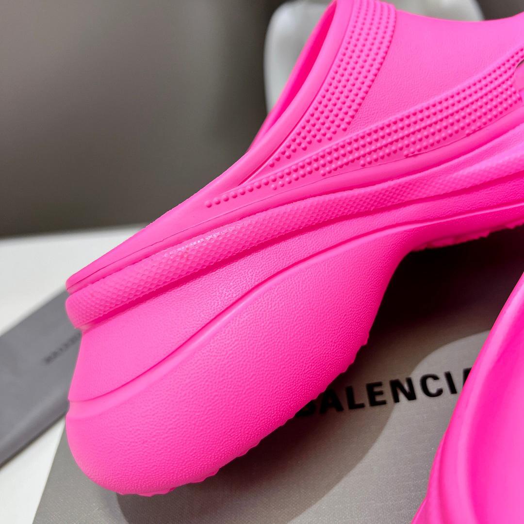 Balenciaga Women's Pool Crocs™ Slide Sandal In Pink - DopestKickz