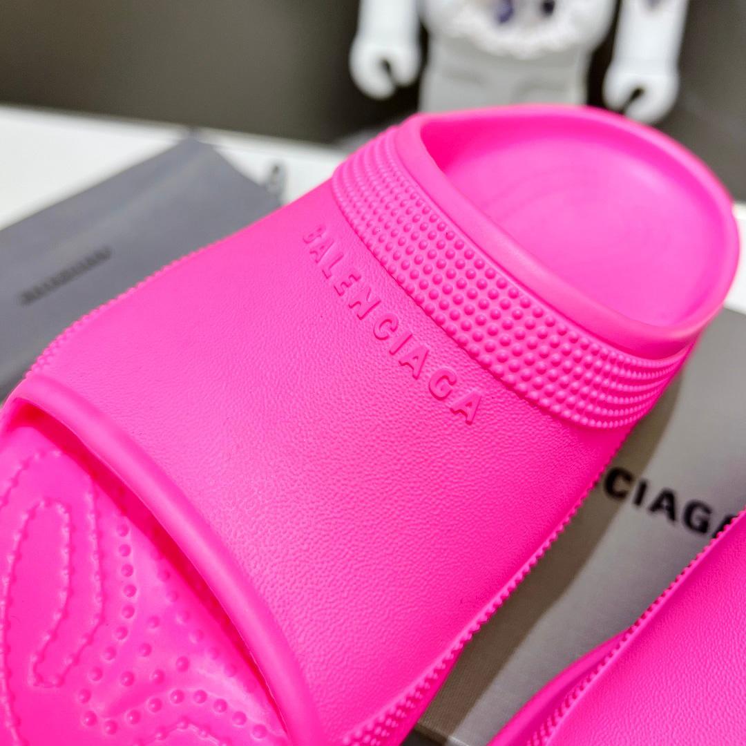 Balenciaga Women's Pool Crocs™ Slide Sandal In Pink - DopestKickz