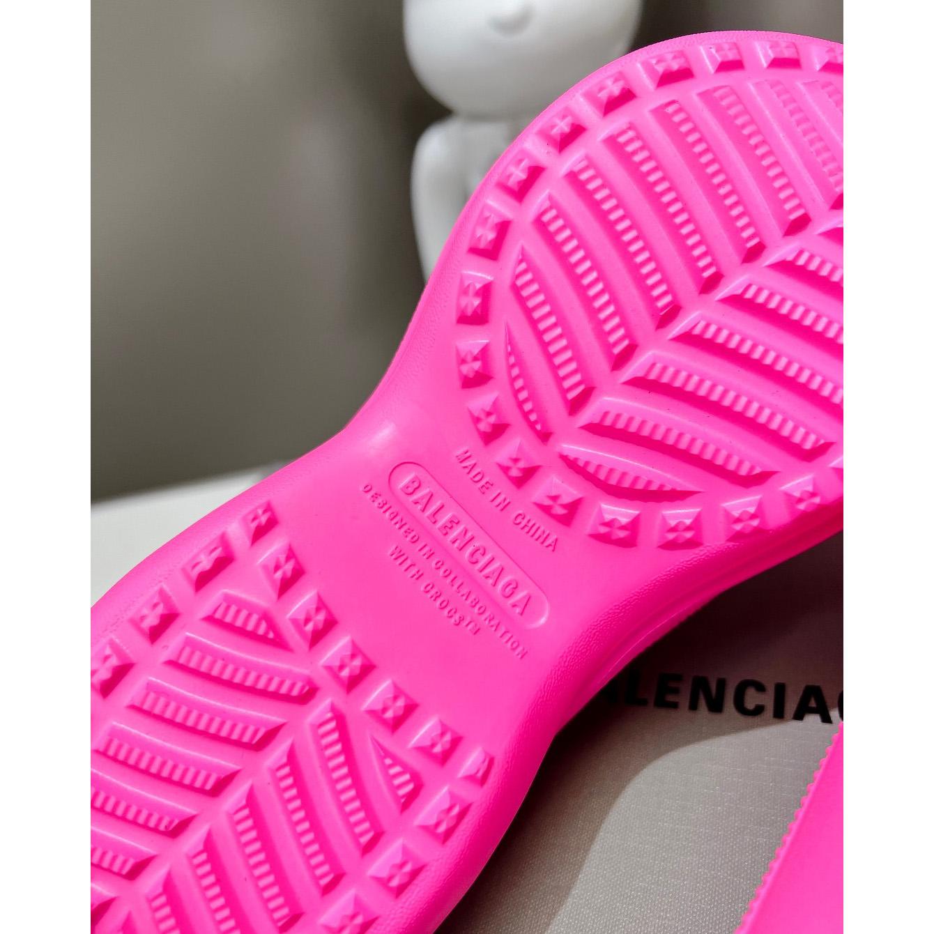 Balenciaga Women's Pool Crocs™ Slide Sandal In Pink - DopestKickz