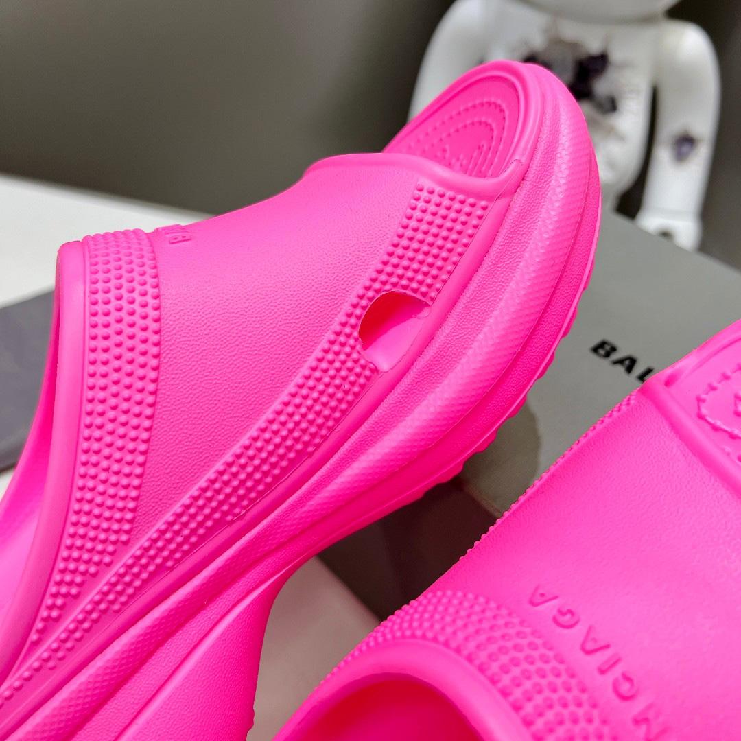 Balenciaga Women's Pool Crocs™ Slide Sandal In Pink - DopestKickz
