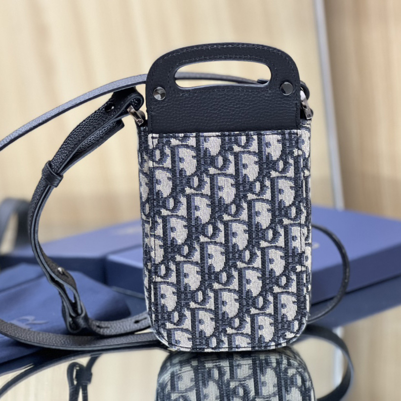 Dior Saddle Vertical Pouch With Strap  - DopestKickz