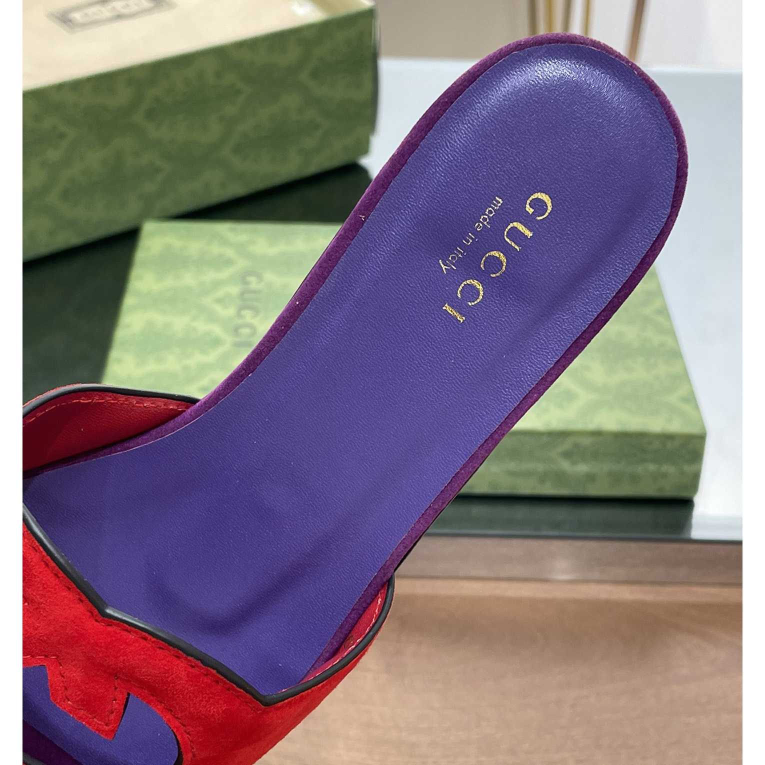 Gucci Women's Interlocking G Cut-out Slide Sandal - DopestKickz