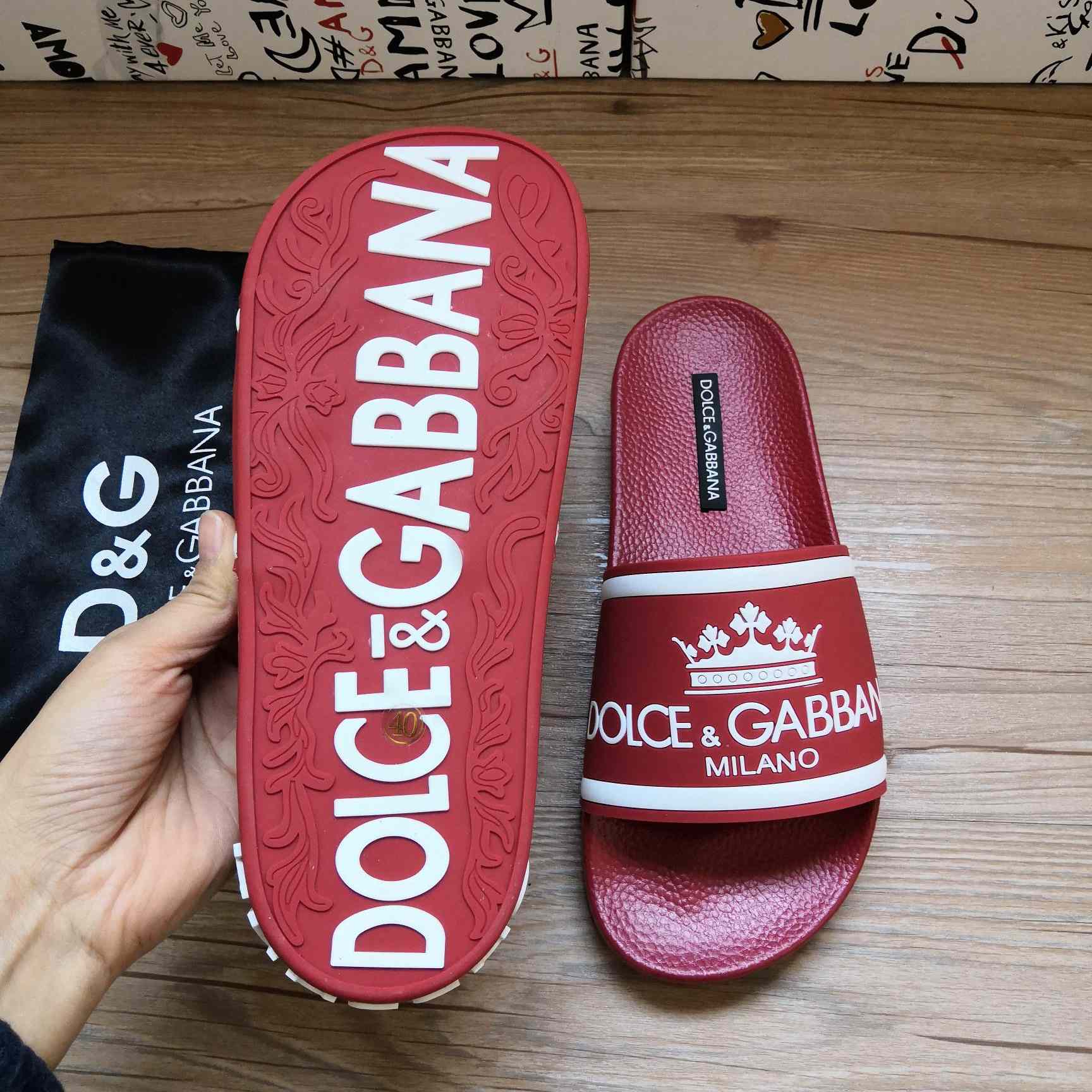 Dolce & Gabbana Logo Slides - DopestKickz