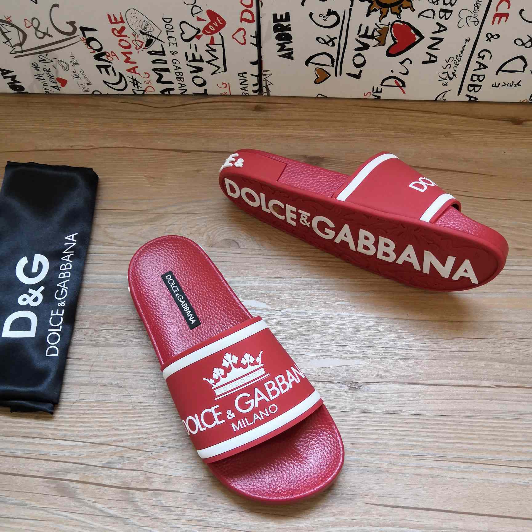 Dolce & Gabbana Logo Slides - DopestKickz